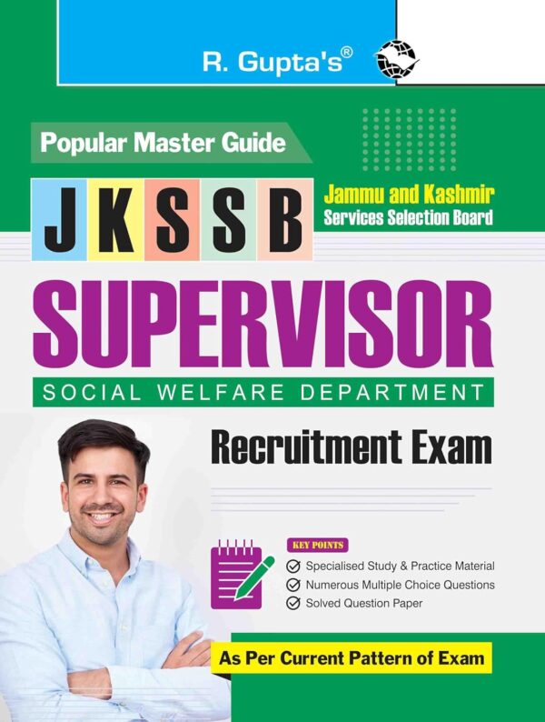 JKSSB: Supervisor (Social Welfare Department) Recruitment Exam Guide 2024